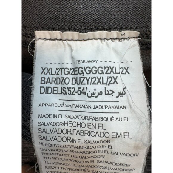 Under Armour Womens High Rise Leggings Size 2XL Heather Gray Colorblock Pull On - Picture 4 of 13